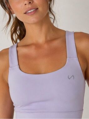 🖤TLF Women's Purple Sports Bra Open Back